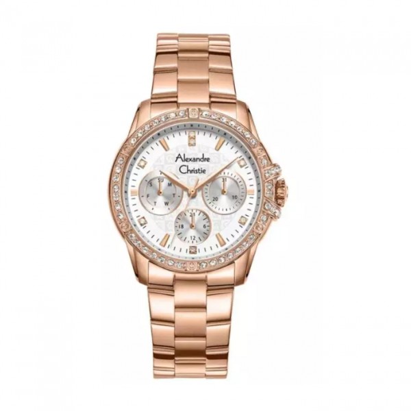 Alexandre Christie AC 2C26 Rosegold White BFFRGSL Alexandre Christie AC 2C26 Rosegold White BFFRGSL